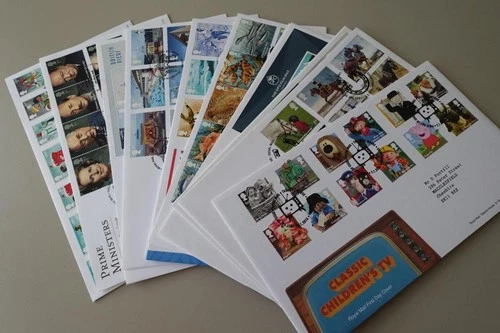 GB Fine Collection of 13 Different First Day Covers FDCs from 2014