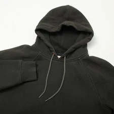 Flint And Tinder Sweatshirt Mens XL Green Hoodie Pullover Made USA Fleece Raglan