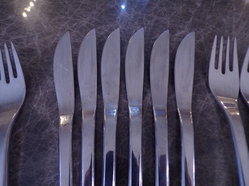 WMF Modell HELSINKI Fischbesteck für 6 Personen 12 Teile in Cromargan TOP ! - Bild 4 von 4