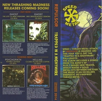 RepulsorCd New With Obi Ltd Speed Thrash Metal Venom Midnight Speedwolf Kreator. - Bild 1 von 3