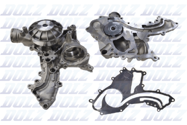 Wasserpumpe MotorküHlung Dolz M283 FüR Mercedes Klasse W222 V222 X222 CLS Brake-image