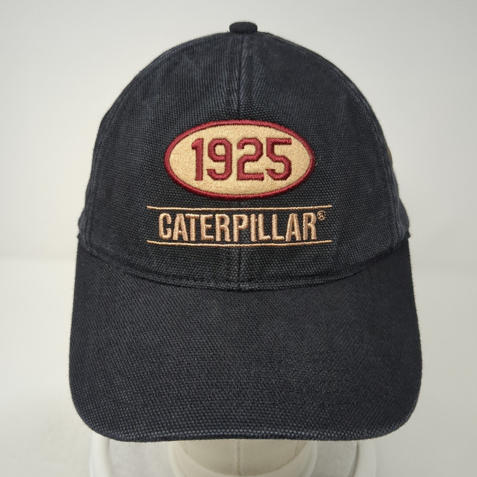 Caterpillar 1925 Strapback Baseball Cap Black One… - image 2