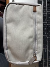 Borsa da bagno ibrida ufficio mobile Gemline nuova senza etichette grigio erica borsa da viaggio