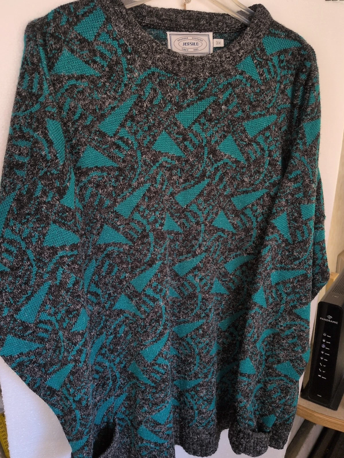 Jersild Mens Vintage Wool Fair Isle Sweater Size 3X Classic Luxury Heritage