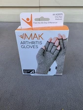 Arthritis Gloves One Pair - Help Relieve Arthritis and Joint Swelling Sz Medium 