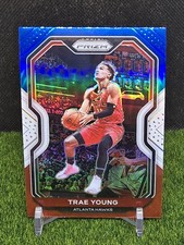 🔥🏀 2020-21 Panini Prizm Trae Young Red White & Blue Prizm SP #64 Atlanta Hawks