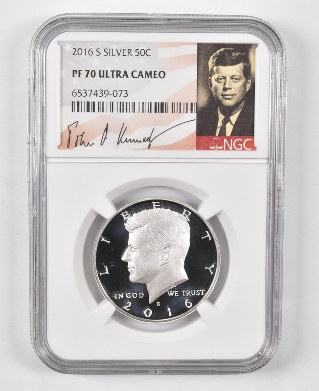 2016-S Kennedy Half Dollar SILVER PF70 UCAM NGC Special Lbl *4820