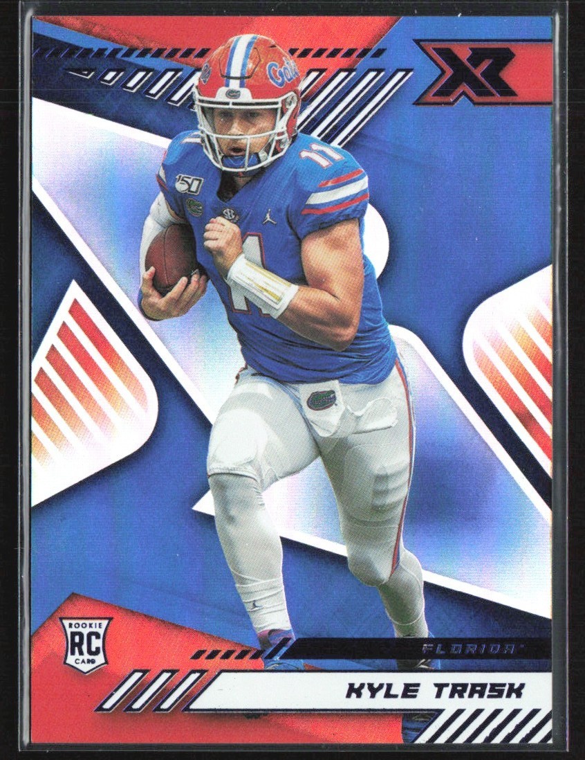 Kyle Trask 2021 Panini Chronicles Draft Picks Blue XR RC /99 #186 Florida Gators