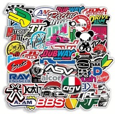 Jdm Import Racing Stickers Lot Of 25 Random Skateboard Free Shipping