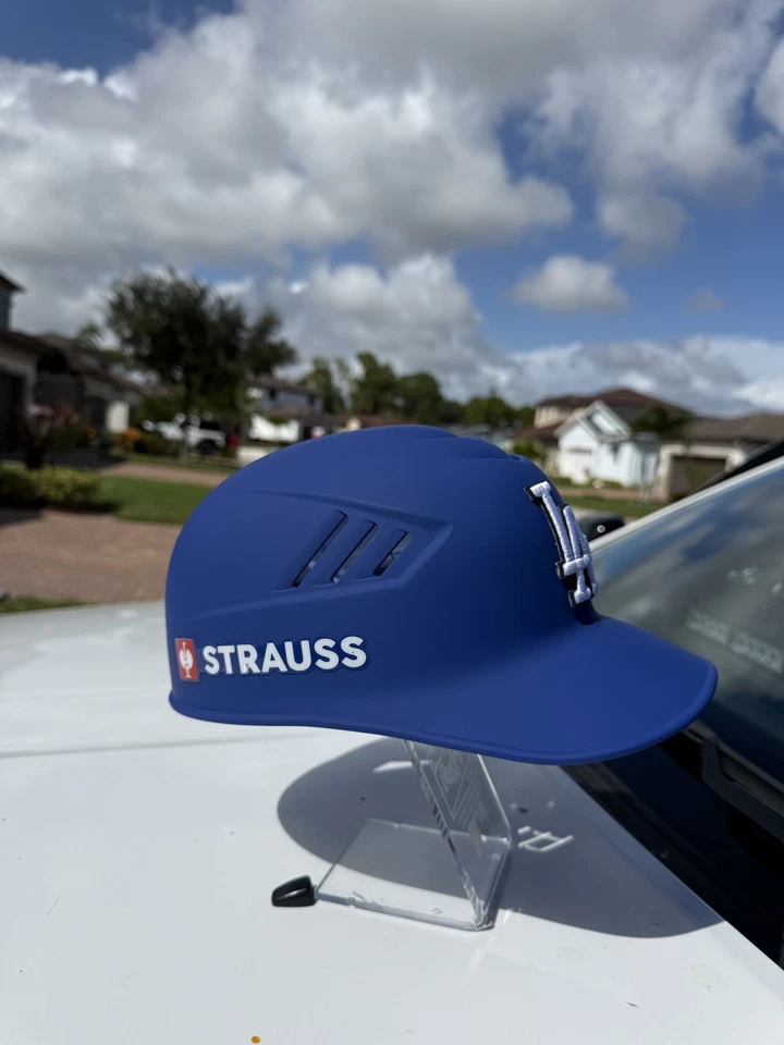 CASCO COOLFLO RAWLINGS PERSONALIZADO ENTRENADORES/CATCHER DE POSTEMPORADA DE LOS ANGELES DODGERS Foto 2 de 4