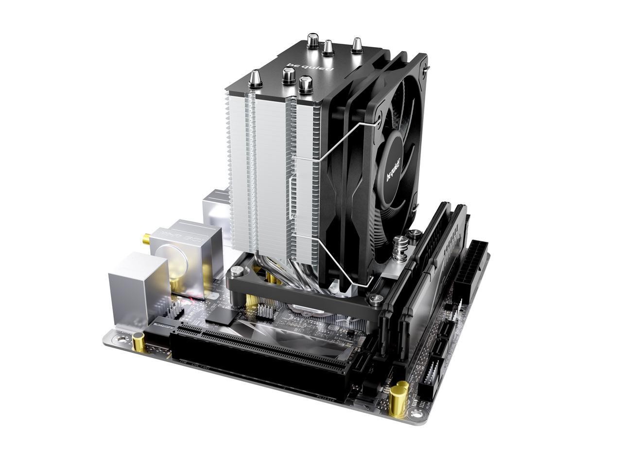 be quiet! Pure Rock Slim 3, CPU Cooler, 130 W TDP, 100 mm PWM be quiet! Fan, 3