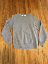 Vintage Blank Grey Russell Athletic Crewneck Sweater Size Medium