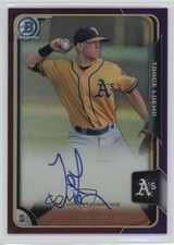 2015 Bowman Chrome Prospects Purple Refractor /250 Trace Loehr #BCAP-TL Auto 0b0