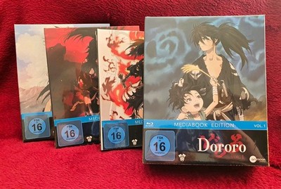 Dororo Gesamtausgabe Vol. 1-4 | Blu-Ray | Anime | NEU