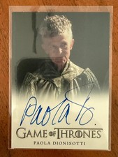 Paola Dionisotti &middot; Game of Thrones &middot; Anya Waynwood &middot; Sammelkarte &middot; Autogramm