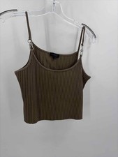 Pre-Owned The Range Green Size Small Cropped Tank Top
