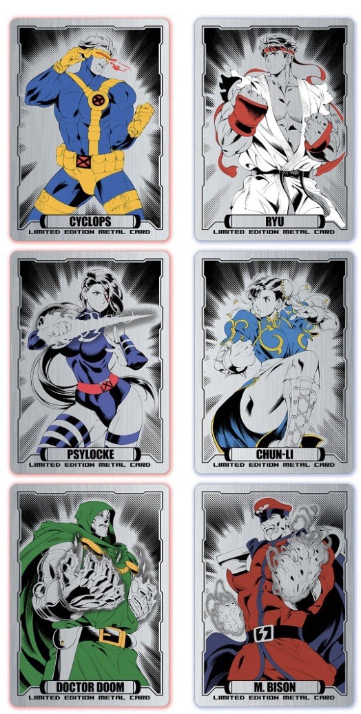 Marvel VS Capcom:Ultimate Complete Works Metal Cards *exclusive* | eBay