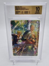 BGS 10 PRISTINE One Piece The Azure Seas Seven Roronoa Zoro SP PRB02-006