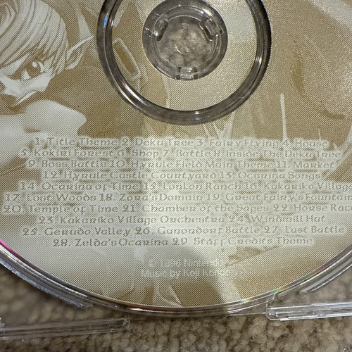 1998 Nintendo The Legend Of Zelda Ocarina Of Time Soundtrack Koji Kondo RAR - Bild 3 von 6