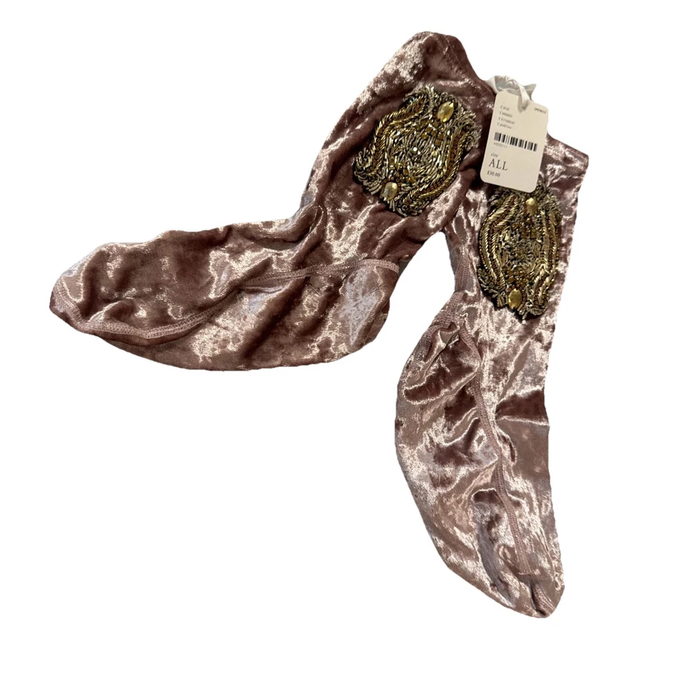 Calcetines Free People rosa/rosa talla todos nuevos con etiquetas Foto 4 de 4