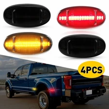 For Ford F250 F350 F450 F550 2011-2022 Dually Bed LED Side Marker Lights Set(4)