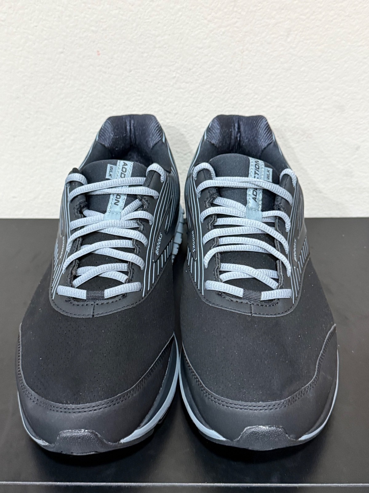 Size 12 - Brooks Addiction Walker Suede Wide 2E “Black” image 3