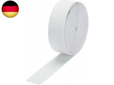 sourcing map Elastische Bänder zum Nähen, 3 cm, 4,5 m, weiße Strickspule, hohe E