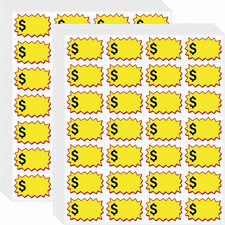560 Pcs Garage Sale Stickers, Removable Yard Sale Price Stickers, Garage Sale Si