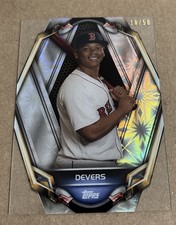 2019 Topps High Tek - Portraitek Rafael Devers #PT-RD 10/50 SSP Red Sox Giants