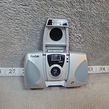 Kodak Advantix F350 APS Film Camera Silver Point  Shoot Tested Works