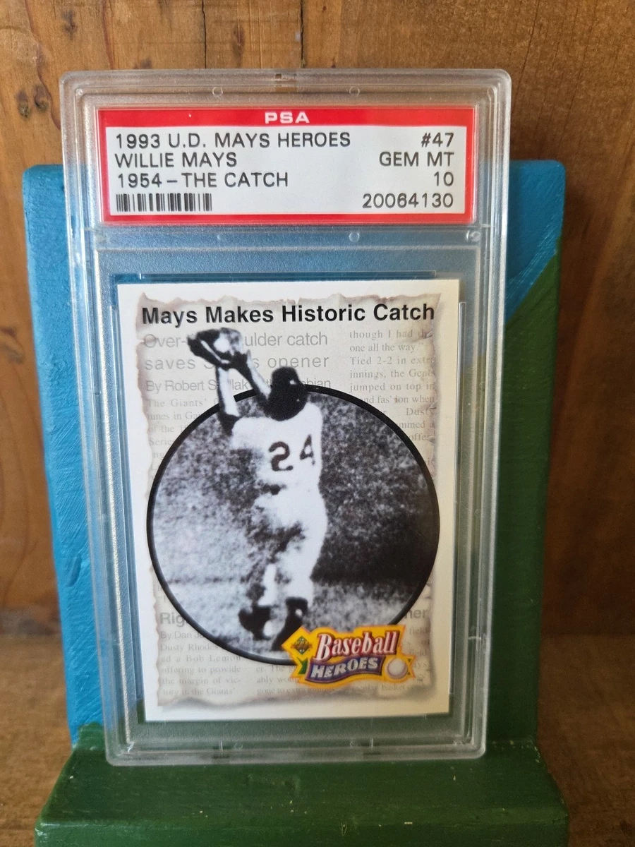 25+ Willie Mays The Catch In Baseball Trading Cards for sale