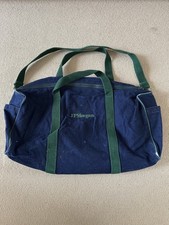 JP Morgan Chase Vintage Duffle Banker Bag Holdall Warner  Brooks Ltd Navy Green