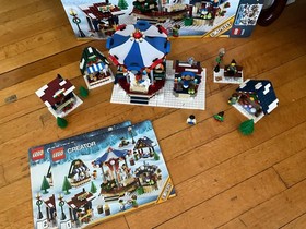 Lego WINTER VILLAGE MARKET 10235 100% COMPLETE Checked Inventory List/BOX/Book