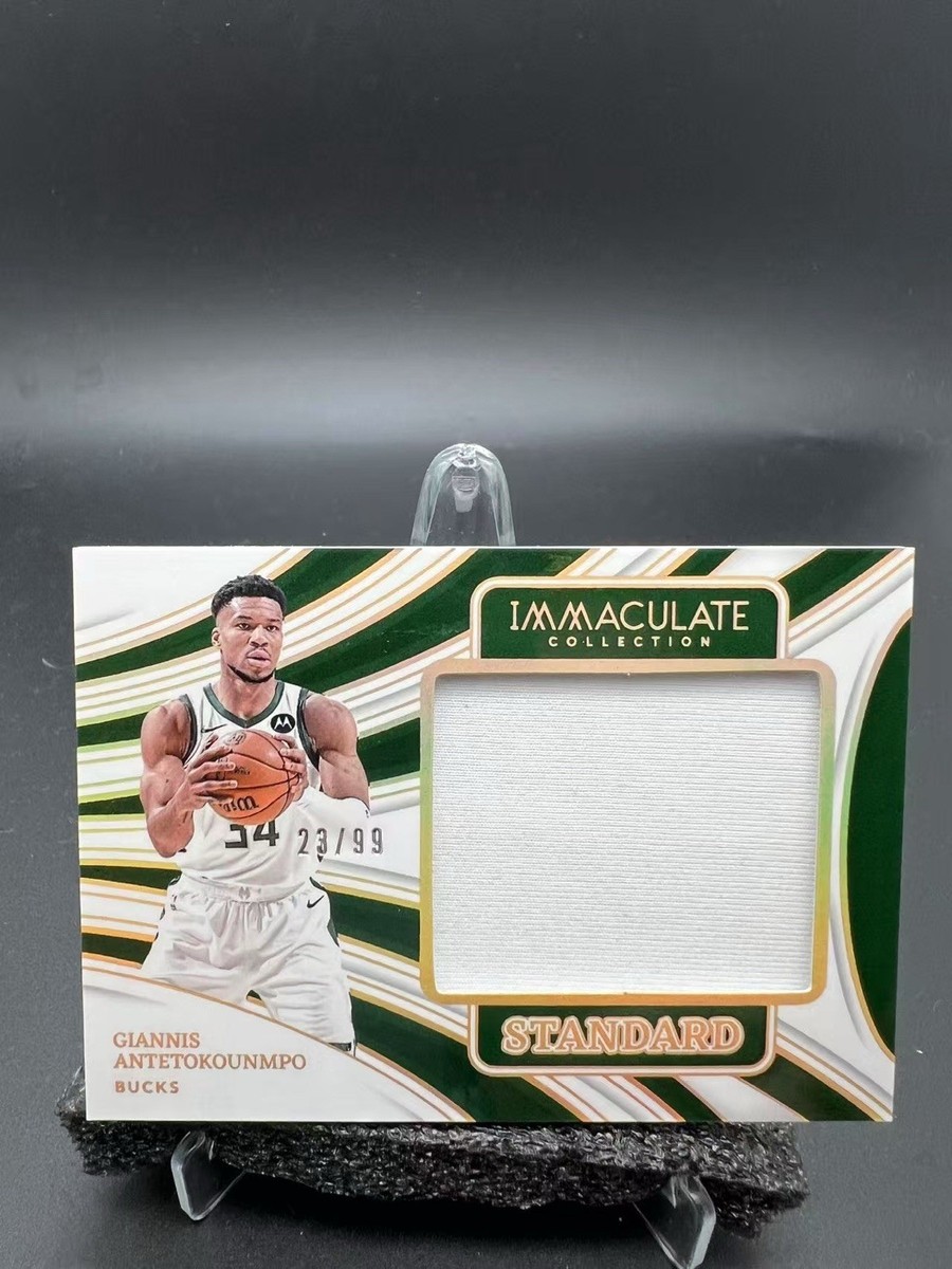 panini GIANNIS ANTETOKOUNMPO patch シリアル 2020 Immaculate Giannis Antetokounmpo #PATCH /99 Game Worn