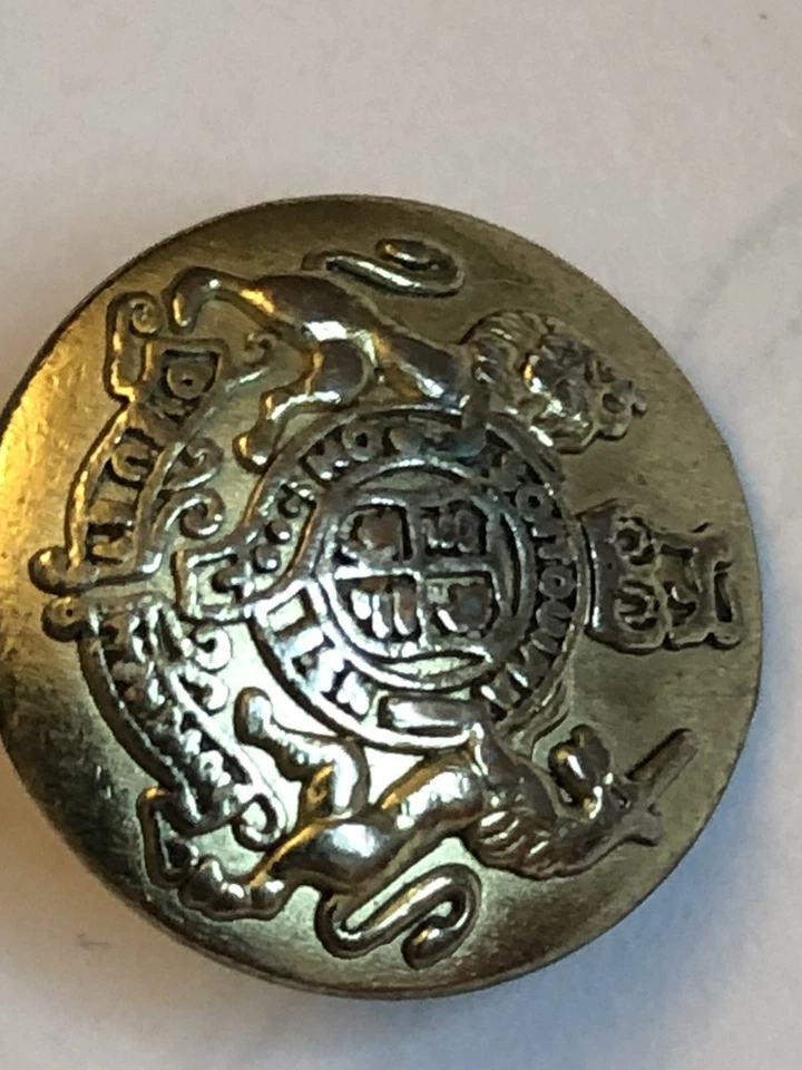 Escudo Ralph Lauren Vintage Color Dorado Repuesto Manga Botón .60" Foto 2 de 4