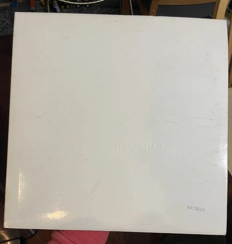 BEATLES White Album LA 2nd Pressing Low Number J40 J41 With Poster 2xLP