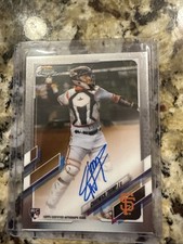 CHADWICK TROMP 2021 TOPPS CHROME ROOKIE ON CARD AUTOGRAPH AUTO RC BC8297