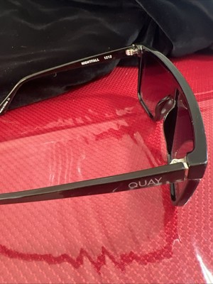 QUAY Australia Nightfall 1212 SUNGLASSES - Flat Top Shield  display picture 1