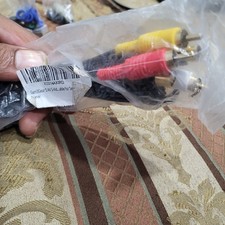 6FT S-AV TV Audio Video RCA Composite Adapter Cable Cord For Sega Saturn Console