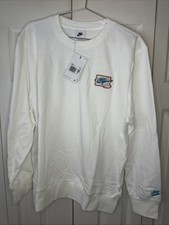Nike Sportswear Graphic Crewneck Sweatshirt Men XXL Streetwear Lightening Bolt