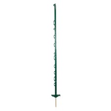 Weidezaunpfähle Kunststoffpfähle Pfahl Weidezaun Doppeltritt grün 5 Stück 138cm