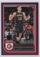2022-23 Panini NBA Hoops Purple Bogdan Bogdanovic #84 14dq