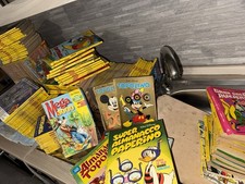 Lotto 186 fumetti Topolino Disney + Almanacchi anni 70/80/90 collezione vintage