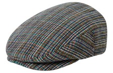 Brixton Hooligan Flat Cap - Multi Plaid - New