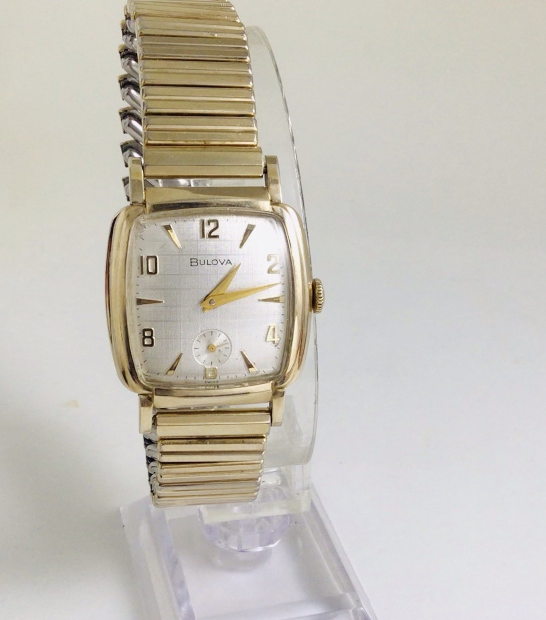 Vintage BULOVA SENATOR M, Cal. 11AL, 17J, M6 (1966), 10k RGP, Working.
