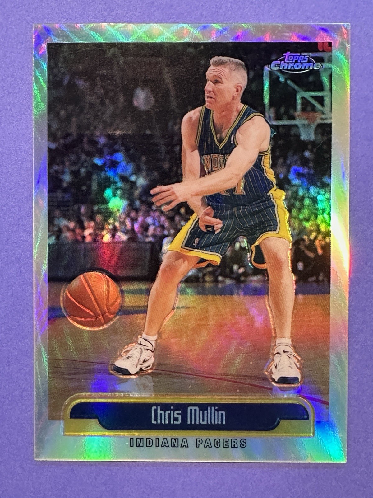 1999-00 Topps Chrome REFRACTOR - #123 CHRIS MULLIN Refractor - Hall of Fame