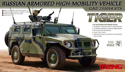 Meng Model VS-003 1/35 Russian Armored High-Mobility Vehicle STS  Tiger 