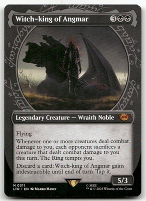 Witch-king of Angmar (Showcase) #311 (LP) Lord of the Rings LTR Magic MTG