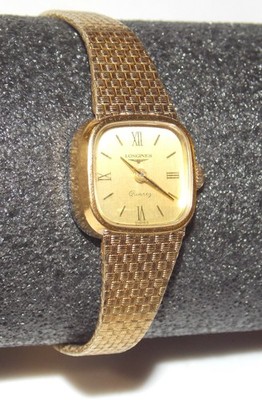 Longines Swiss Quartz 6 jewels Ladies Watch 1/40 10k RGP Runs Great Very Nice