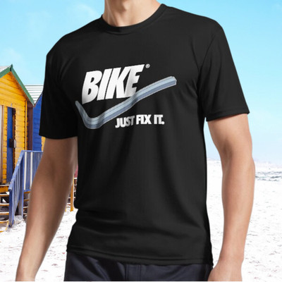 New BIKE - Just Fix It  Light Active T-Shirt Funny Size S - 5XL